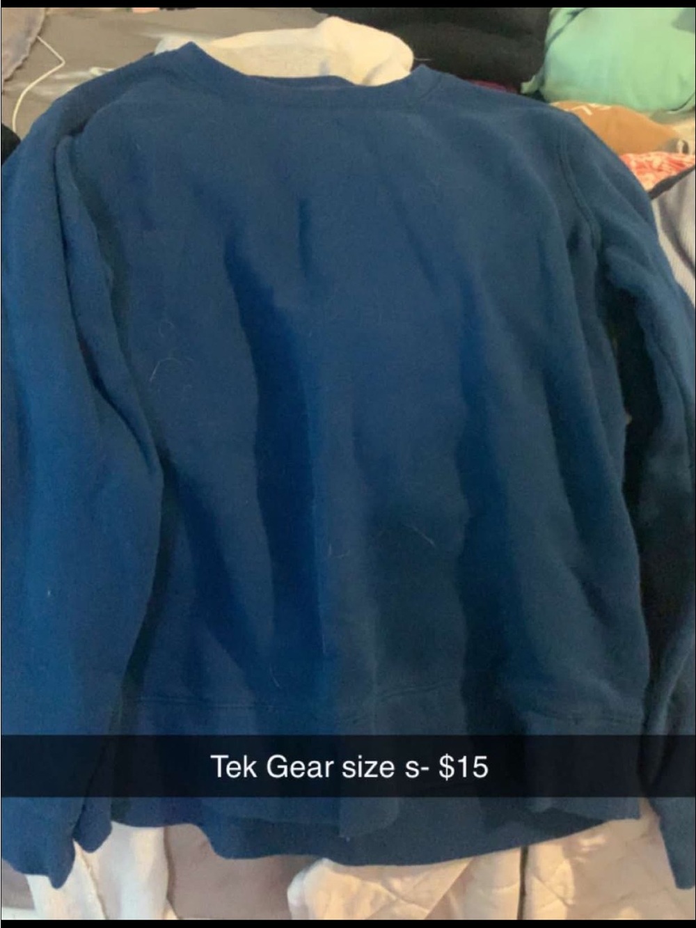 tek gear Blue Lightweight Crewneck Sweatshirt